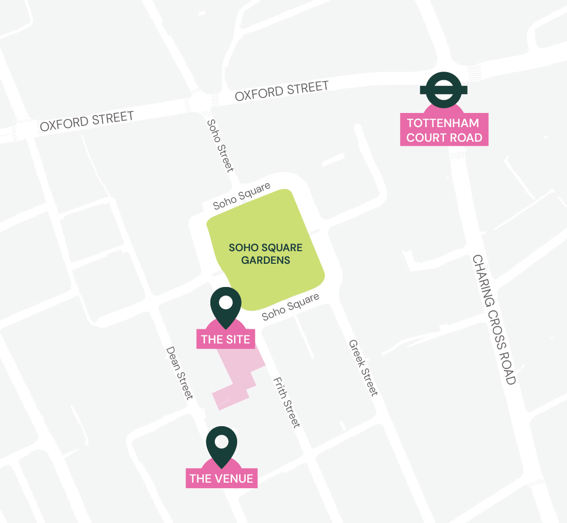 31-32 Soho Square Map