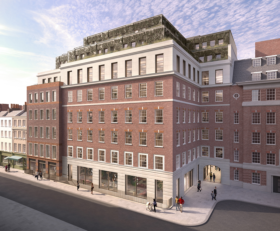 Hero CGI of the proposed building